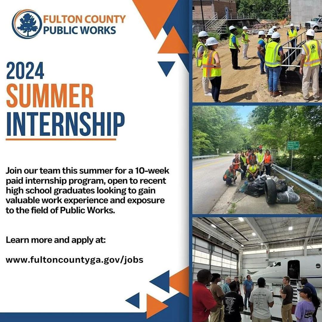 @fulcod4 Applications are now open for the 2024 Public Works Summer Internship Program!