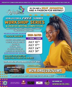 Calling All Youth Writers! It's time to unleash your creativity and enhance your