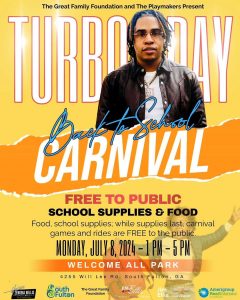 Join Legendary music producer, Turbo & @cosfga the Turbo Day: Back-to-School Car